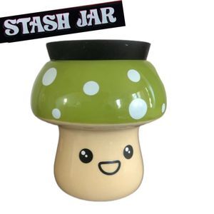New in Box Mushroom Stash Jar